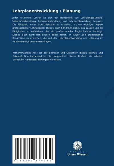Lehrplanentwicklung / Planung